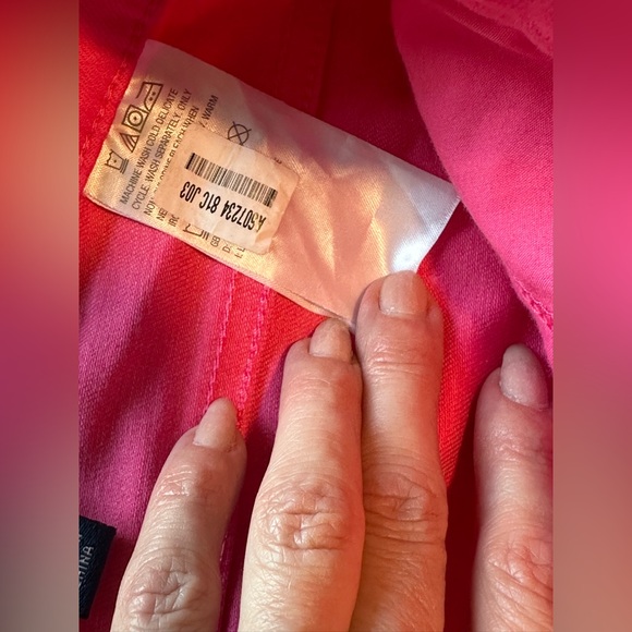 Isaac Mizrahi Vibrant Pink Cropped Pants - Picture 7 of 15